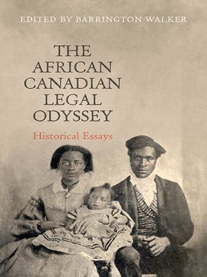 cover image of The African Canadian Legal Odyssey